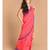Pink Bengal Handloom Cotton Blend Work Saree with blouse