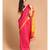Pink Bengal Handloom Cotton Blend Work Saree with blouse