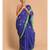 Blue Bengal Handloom Cotton Blend Work Saree with blouse