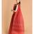 Printed Super Net Saree with blouse in Rust