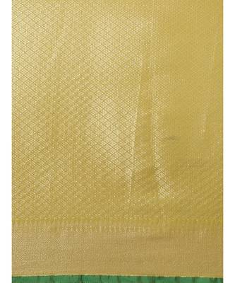 Banarasi Green Woven Design Daily Wear Saree with blouse 5