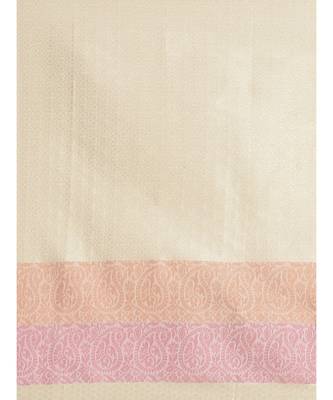 Banarasi White Woven Design Work Wear Saree with blouse 5