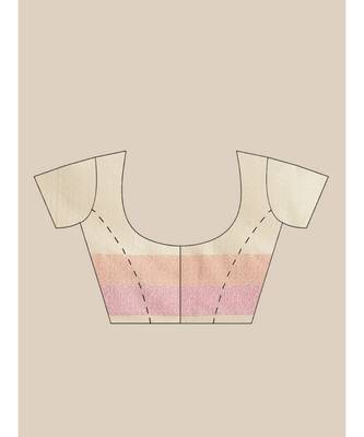 Banarasi White Woven Design Work Wear Saree with blouse 6