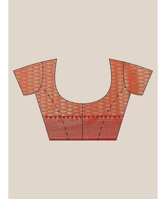 Banarasi Olive Woven Design Festive Wear Saree with blouse 6