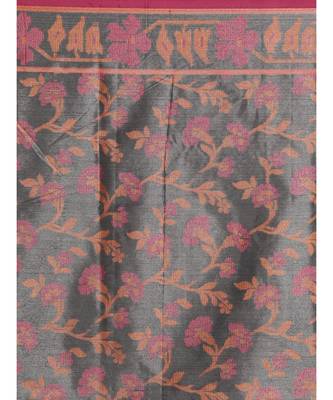 Banarasi Black Woven Design Festive Wear Saree with blouse 4