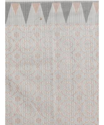 Banarasi White Woven Design Daily Wear Saree with blouse 4