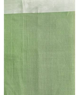 Kota Green Solid  Work Wear Saree with blouse 4