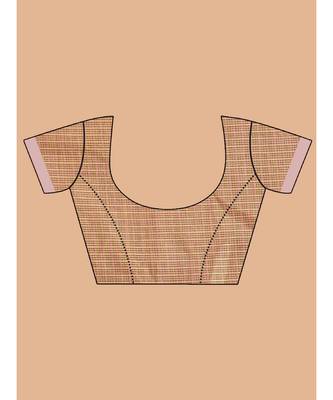 Kota Coral Solid  Work Wear Saree with blouse 5