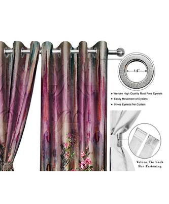 Multicolor Polyester Digtal Printed Curtain 2