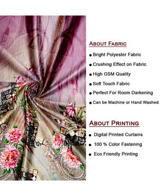 Multicolor Polyester Digtal Printed Curtain 4