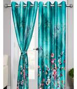 Green Polyester Digtal Printed Curtain