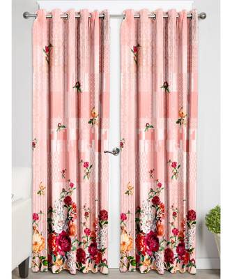 Brown Polyester Digtal Printed Curtain 1