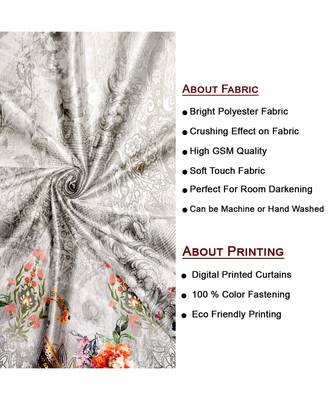 Pink Polyester Digtal Printed Curtain 2