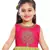 Wishkaro Green Party Wear A- Line Dress  for Girls