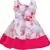 Wishkaro White Party Wear A- Line Dress  for Girls
