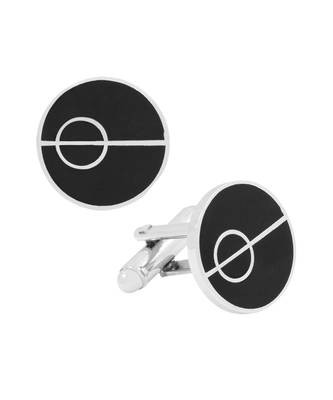 Round Black Omega Cufflinks In Box 3