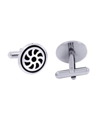 Round Black Eye Cufflinks In Box 3