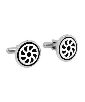 Round Black Eye Cufflinks In Box 5