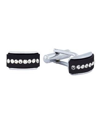 Rectangle Black Diamond Cufflinks In Box 2