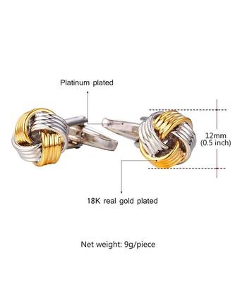 Knott Gold Knot Cufflinks In Box 2