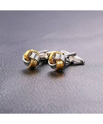 Knott Gold Knot Cufflinks In Box 3