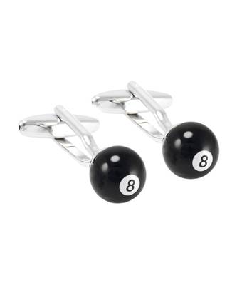 8 Black Snooker Billiards Pool Black Cufflinks 1
