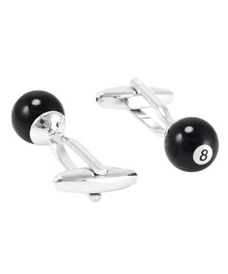 8 Black Snooker Billiards Pool Black Cufflinks 3
