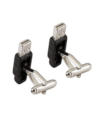 Usb Pen Drive Black Cufflinks In Box 2