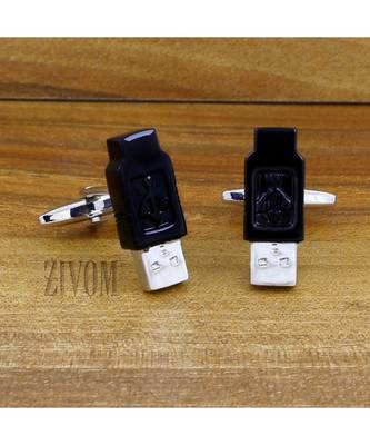 Usb Pen Drive Black Cufflinks In Box 4