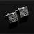 QR Code Barcode Black Cufflinks In Box