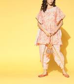 Multicolor printed crepe kurta-sets