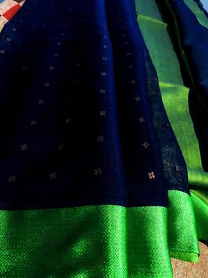 Sareesboutique.in Cotton by Reshom Saree with Full body Sequin 3