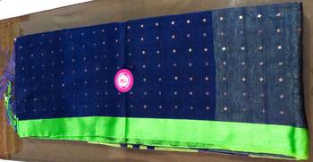 Sareesboutique.in Cotton by Reshom Saree with Full body Sequin 5