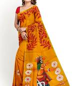 Sareesboutique.in Hand Painted DURGA on Bangladeshi Cotton