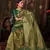 GREEN COLOR DESIGNER KANCHIPURAM HANDLOOM WEAVING SILK