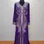 purple Moroccan Kaftan With Sun-proof hijab