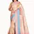 Multicolor woven cotton saree with blouse