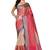 Multicolor woven cotton saree with blouse