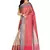Multicolor woven cotton saree with blouse