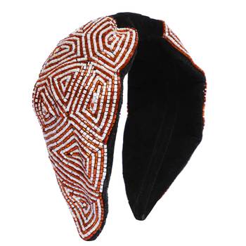 multicolor Hand Embroidered Head Band 1