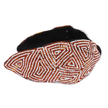 multicolor Hand Embroidered Head Band 2