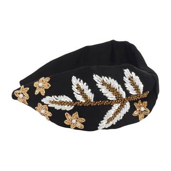 multicolor Hand Embroidered Head Band 2