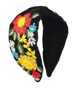 multicolor Hand Embroidered Head Band