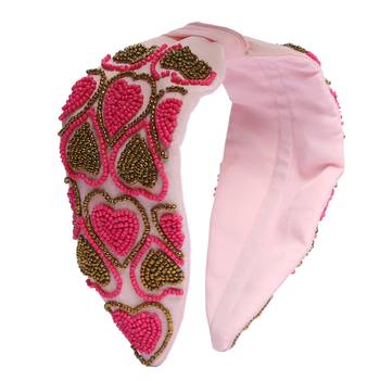 multicolor Hand Embroidered Head Band 1