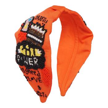 multicolor Hand Embroidered Head Band 1