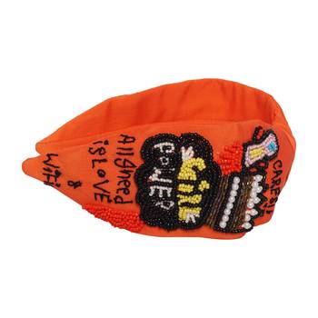 multicolor Hand Embroidered Head Band 2
