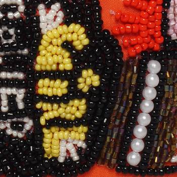 multicolor Hand Embroidered Head Band 3