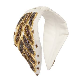 multicolor Hand Embroidered Head Band 1