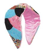 multicolor Hand Embroidered Head Band