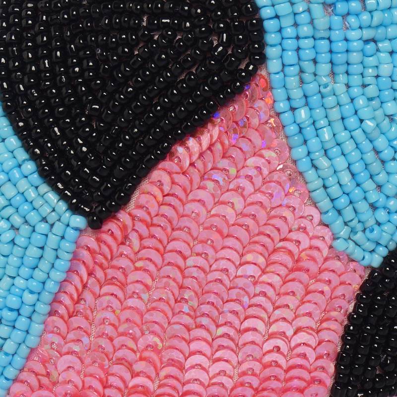 multicolor Hand Embroidered Head Band